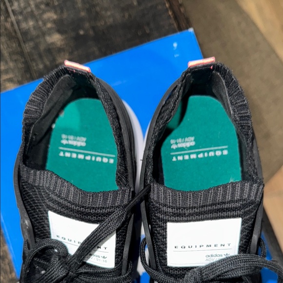 Adidas Black and White Sneakers - Picture 4 of 7